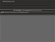 Tablet Screenshot of fatinsmoke.com
